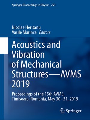 cover image of Acoustics and Vibration of Mechanical Structures—AVMS 2019